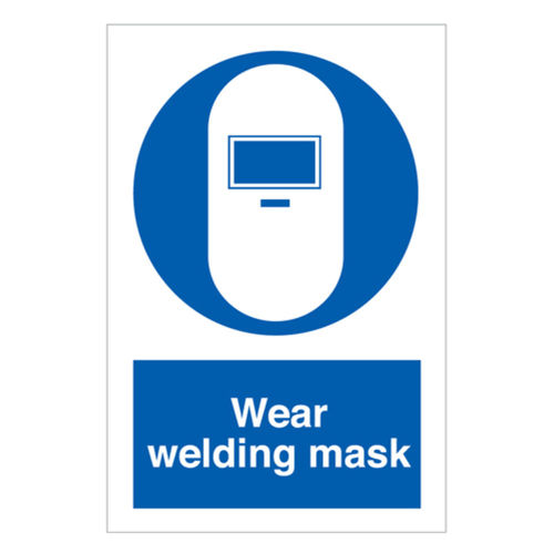 Wear Welding Mask Sign (30045V)